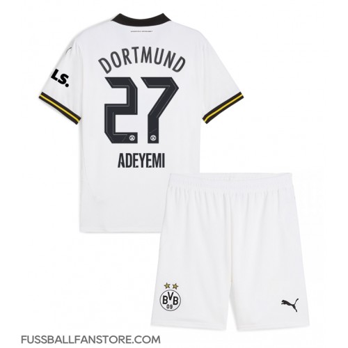 Borussia Dortmund Karim Adeyemi #27 Replik 3rd trikot Kinder 2024-25 Kurzarm (+ Kurze Hosen)